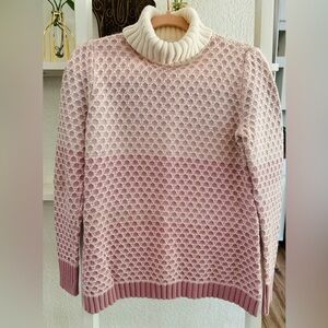 Liz Claiborne ombré pink sweater.